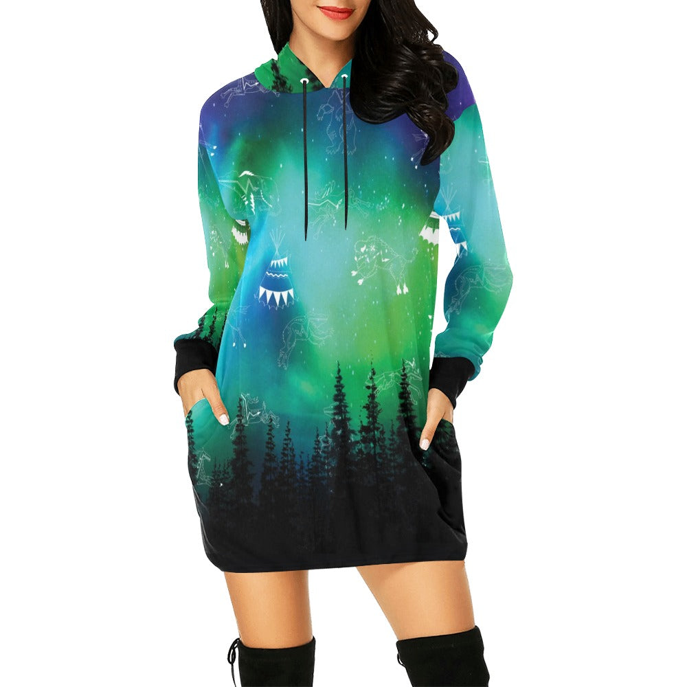 Aurora Medicine Animals Hoodie Dress