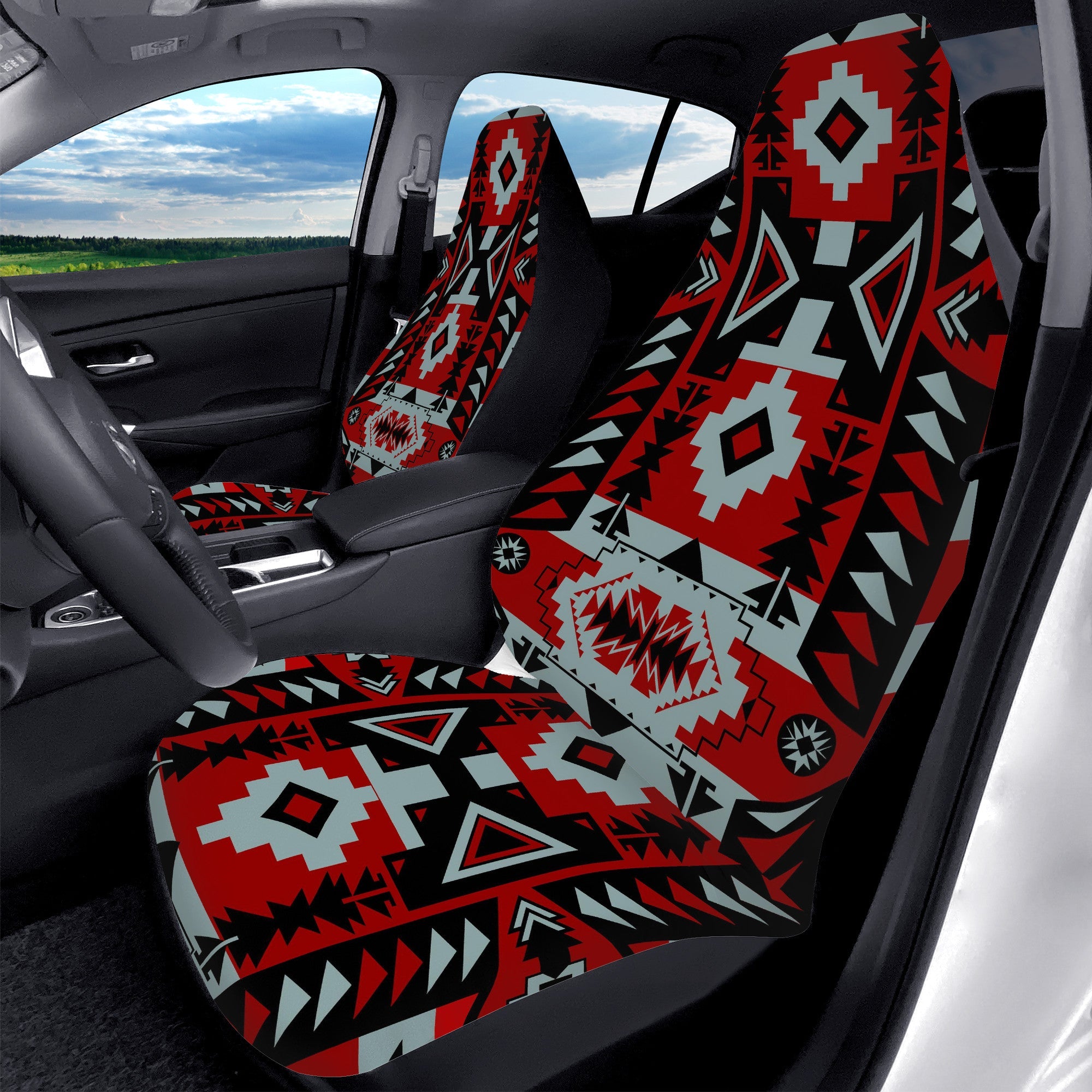 D50 Car Seat Covers Chiefs Mountain Dark Sierra automotive interior 49 Dzine