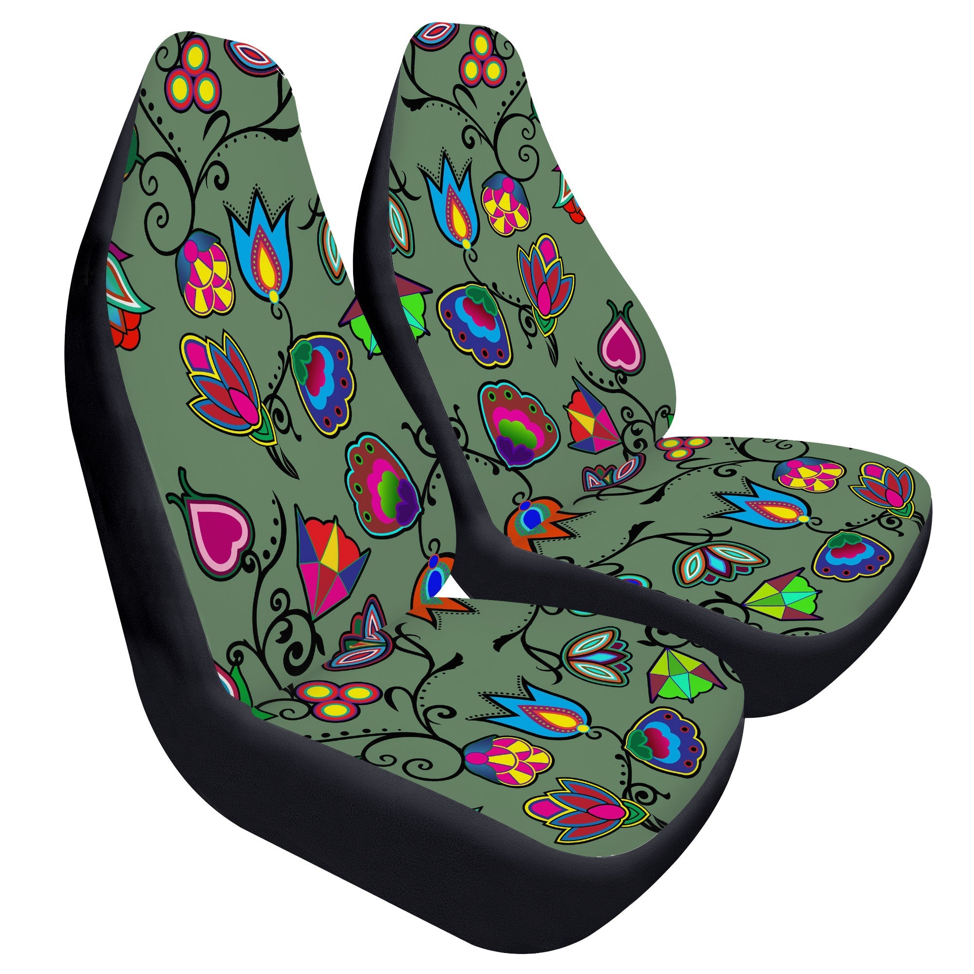 D50 Car Seat Covers Indigenous Paisley Dark Sea automotive interior 49 Dzine 47.5cm X 49.5cm X 79.5cm