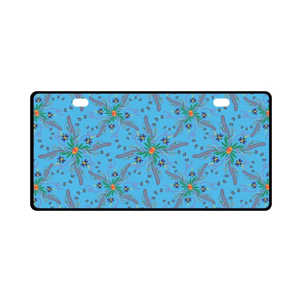 Willow Bee Saphire License Plate