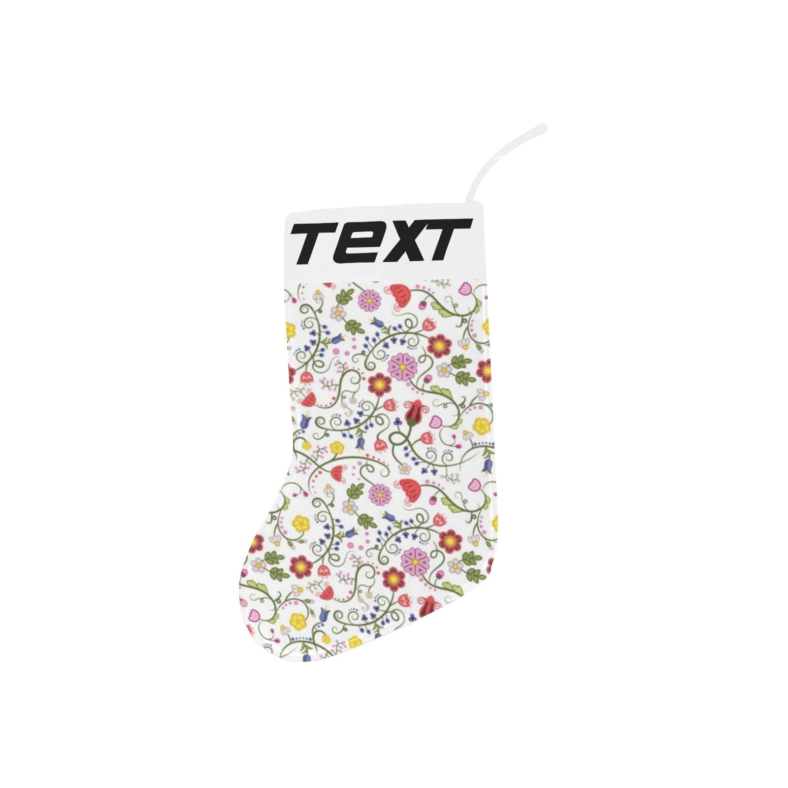 Nipin Blossom Christmas Stocking (Custom Text on The Top)