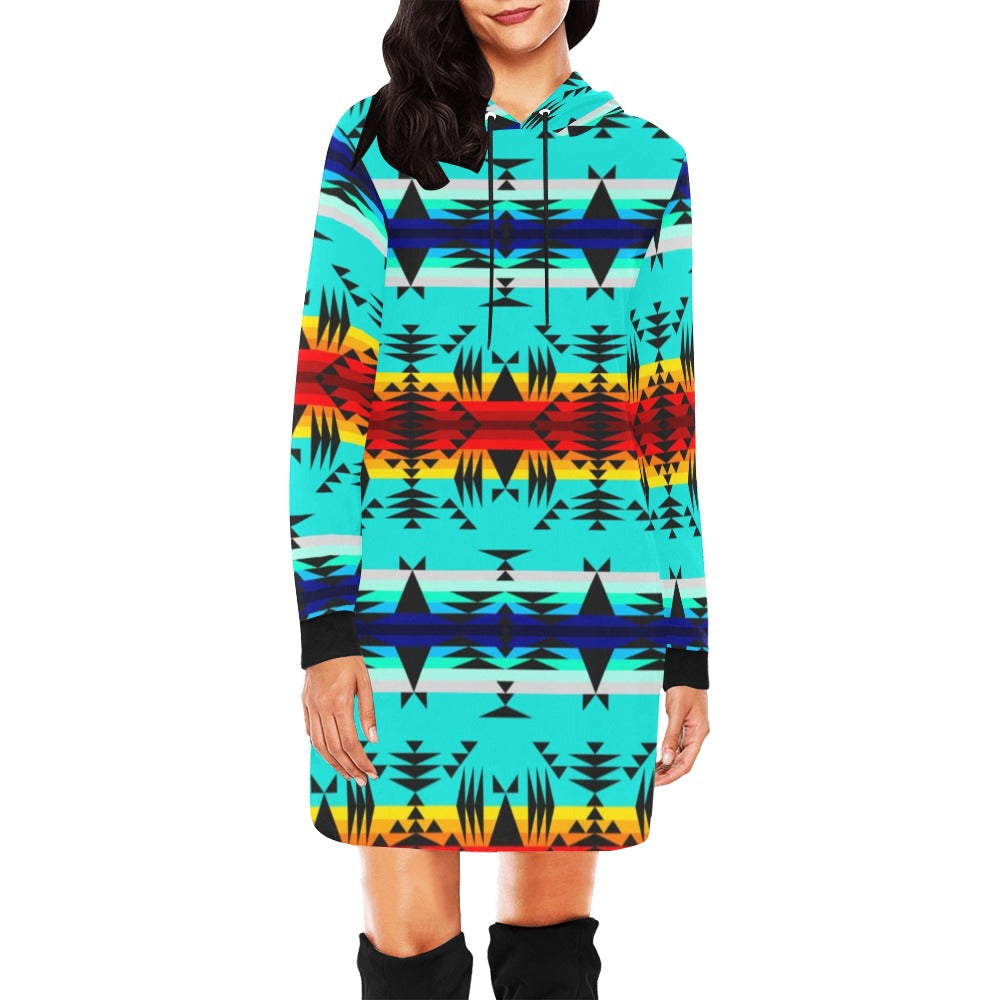 Between the Mountains Hoodie Dress