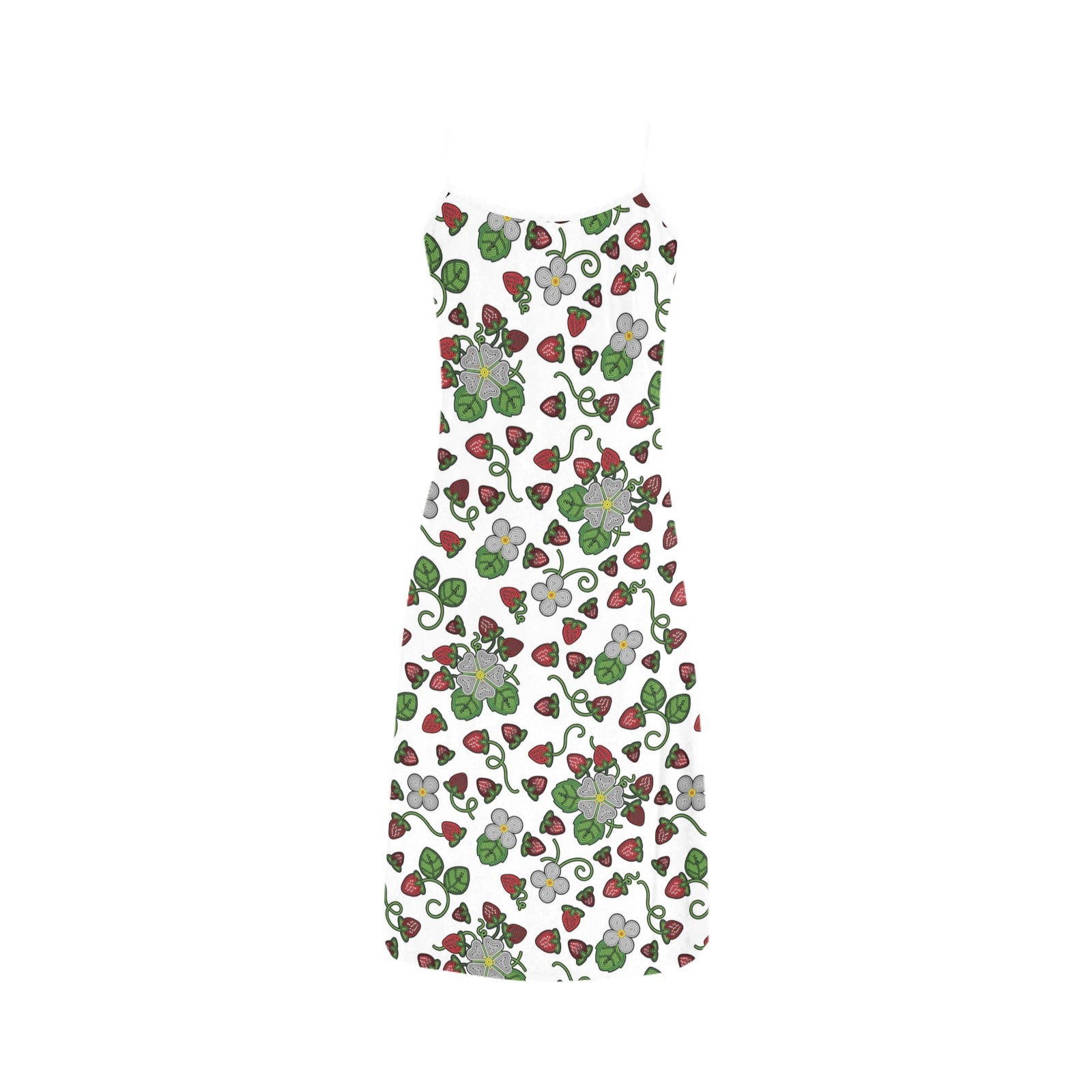 Strawberry Dreams White Alcestis Slip Dress