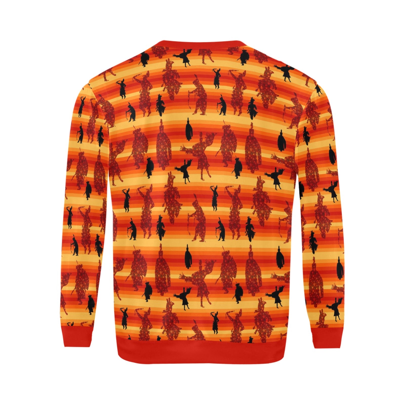 Dancers Brown All Over Print Crewneck Sweatshirt for Men (Model H18) shirt e-joyer 