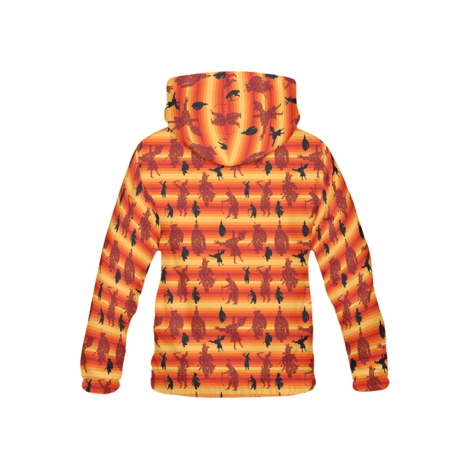 Dancers Brown All Over Print Hoodie for Kid (USA Size) (Model H13) All Over Print Hoodie for Kid (H13) e-joyer