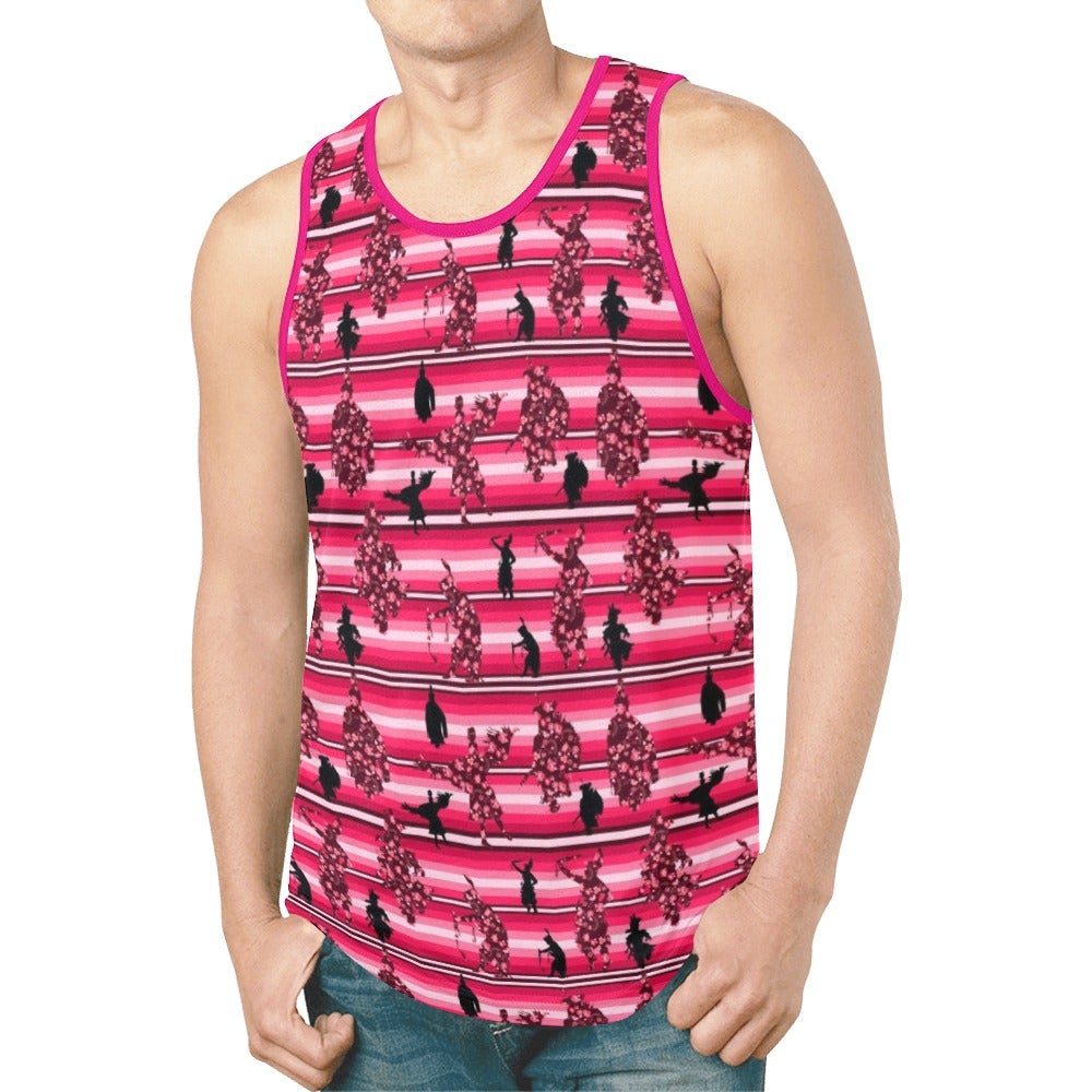 Dancers Floral Amour New All Over Print Tank Top for Men (Model T46) tank top e-joyer