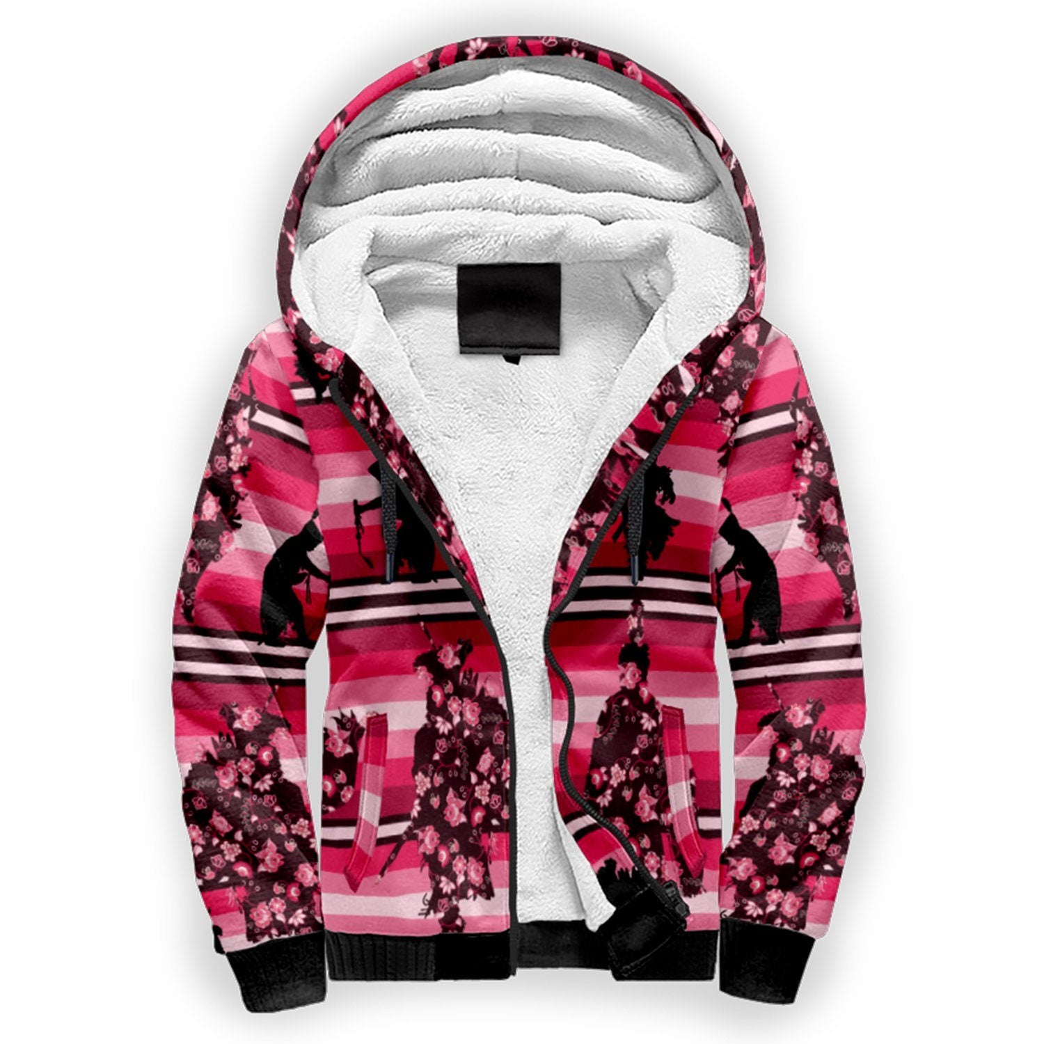 Dancers Floral Amour Sherpa Hoodie hoodie Herman