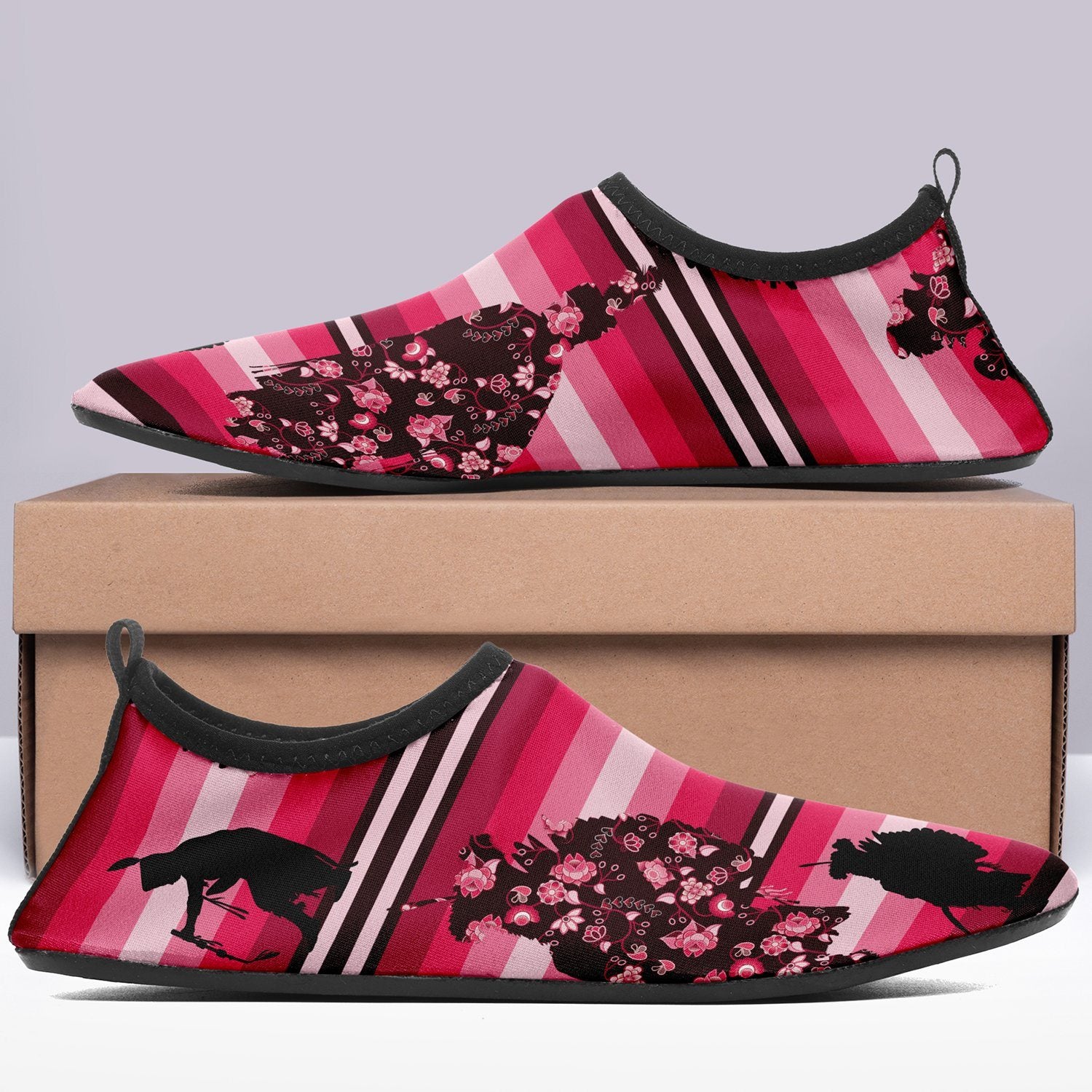 Dancers Floral Amour Sockamoccs Slip On Shoes Herman