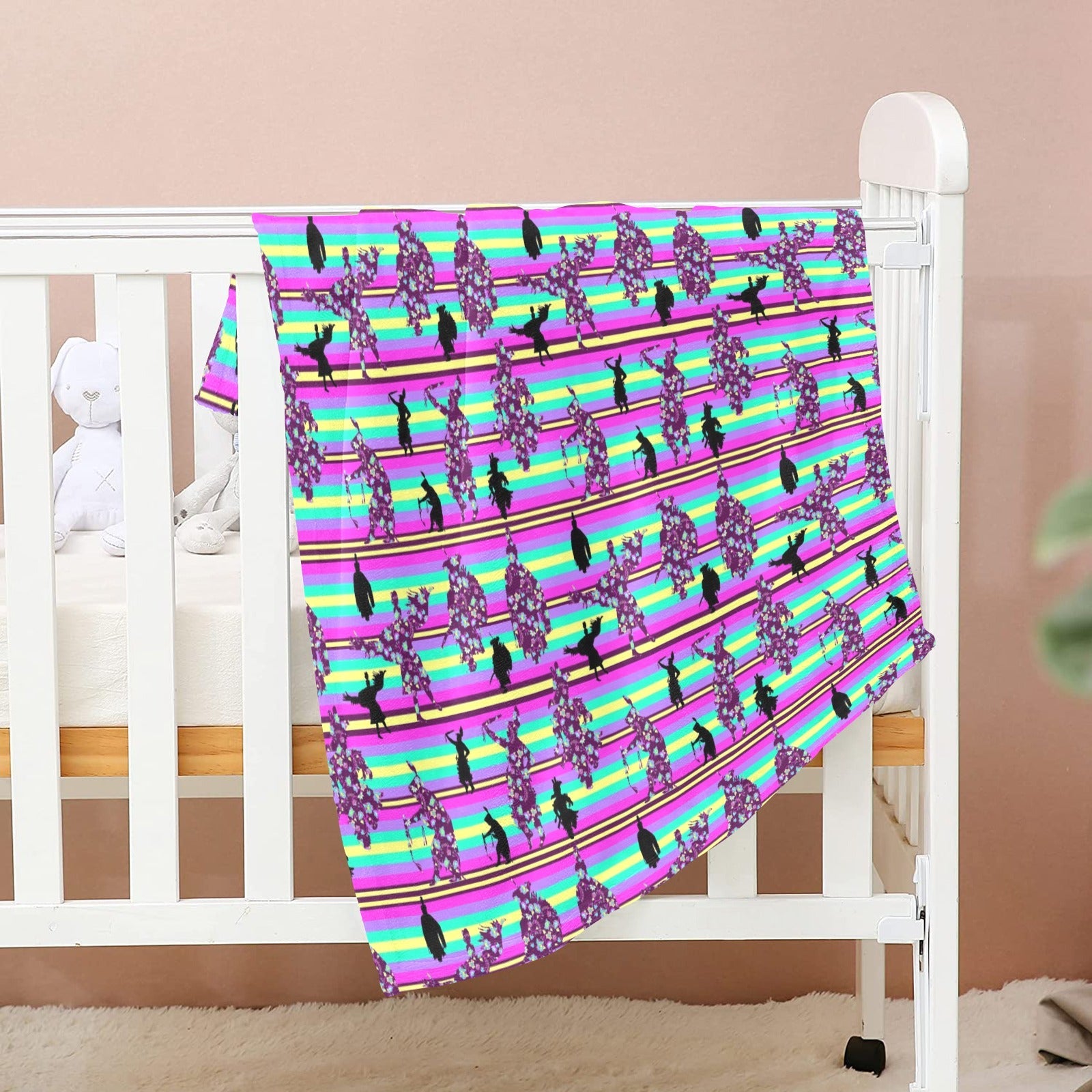Dancers Floral Contest Baby Blanket 30"x40" Baby Blanket 30"x40" e-joyer