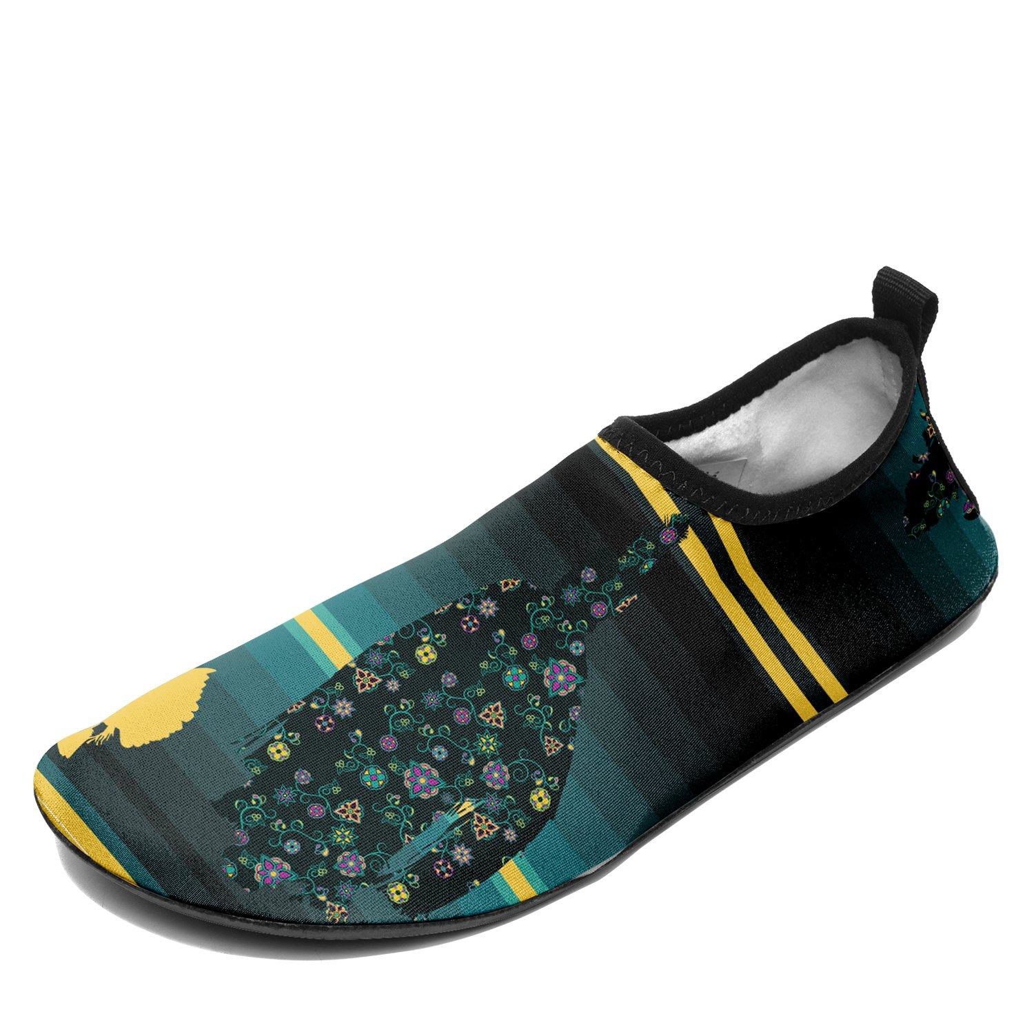 Dancers Inspire Green Kid's Sockamoccs Slip On Shoes Herman