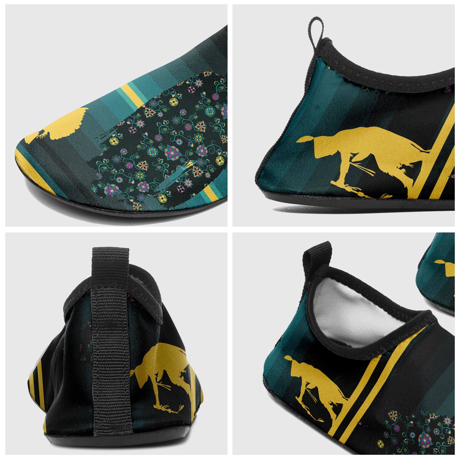 Dancers Inspire Green Sockamoccs Slip On Shoes Herman