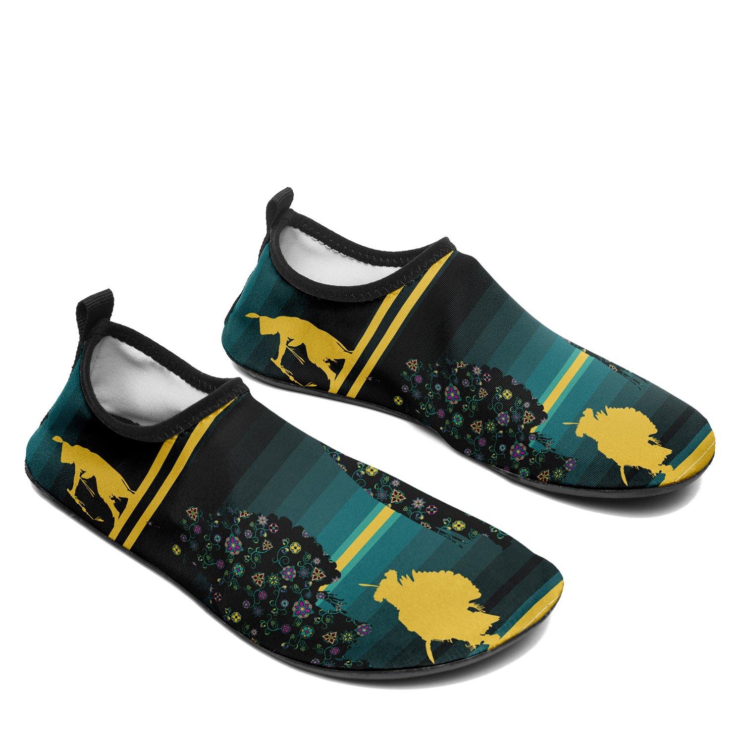 Dancers Inspire Green Sockamoccs Slip On Shoes Herman