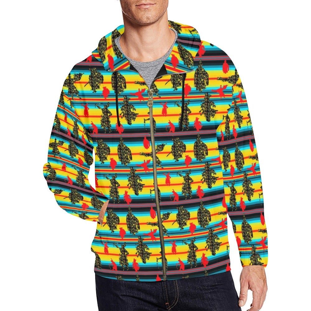 Dancers Midnight Special All Over Print Full Zip Hoodie for Men (Model H14) hoodie e-joyer