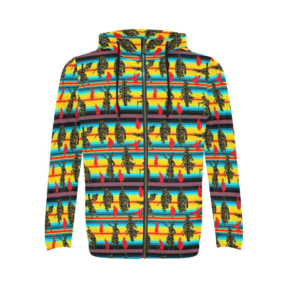 Dancers Midnight Special All Over Print Full Zip Hoodie for Men (Model H14) hoodie e-joyer