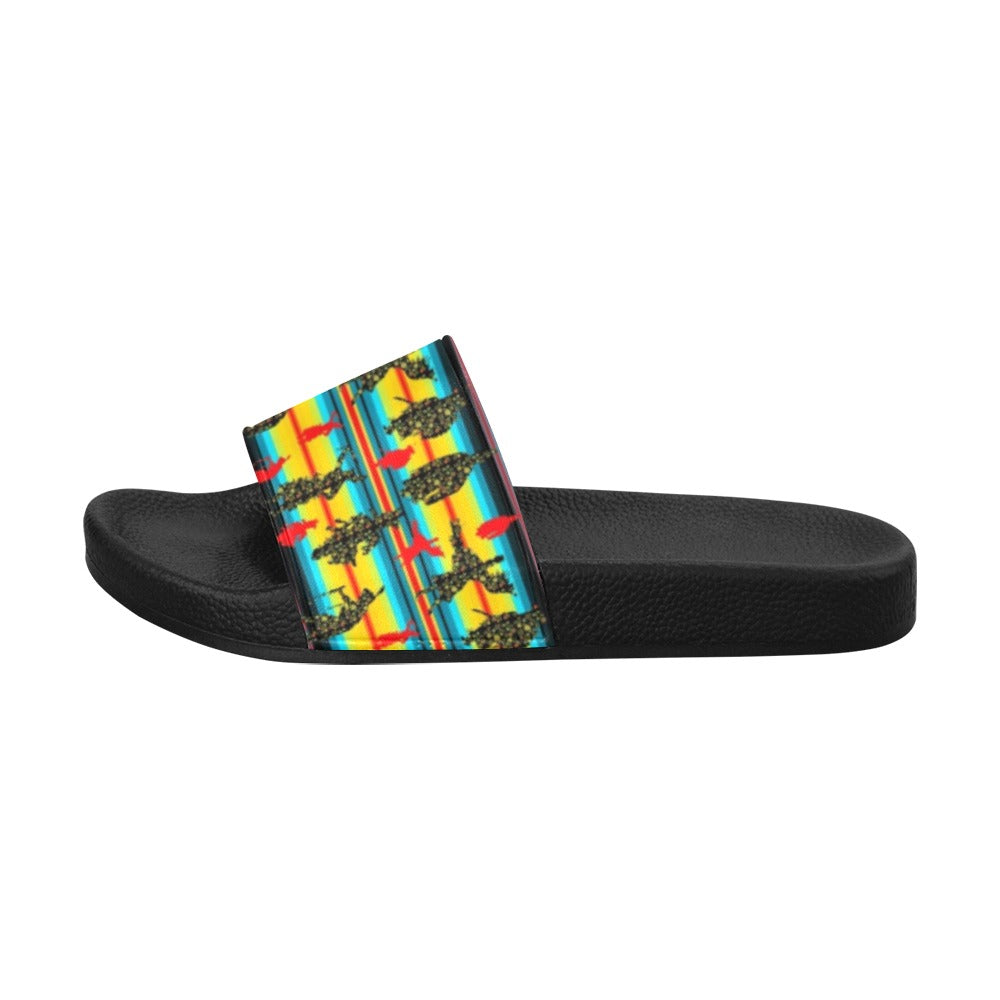 Dancers Midnight Special Women's Slide Sandals (Model 057) sandals e-joyer