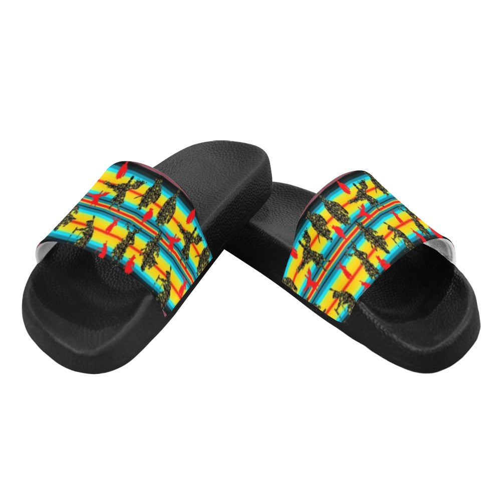 Dancers Midnight Special Women's Slide Sandals (Model 057) sandals e-joyer