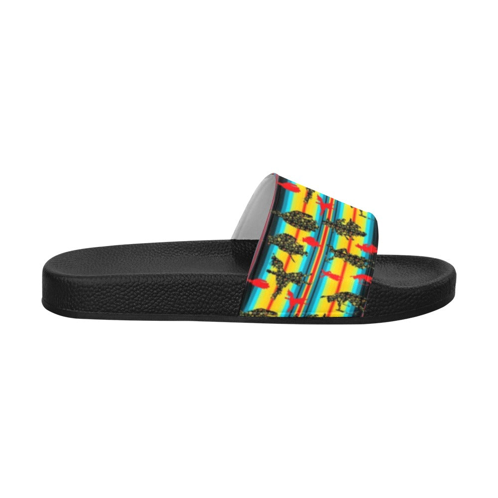 Dancers Midnight Special Women's Slide Sandals (Model 057) sandals e-joyer