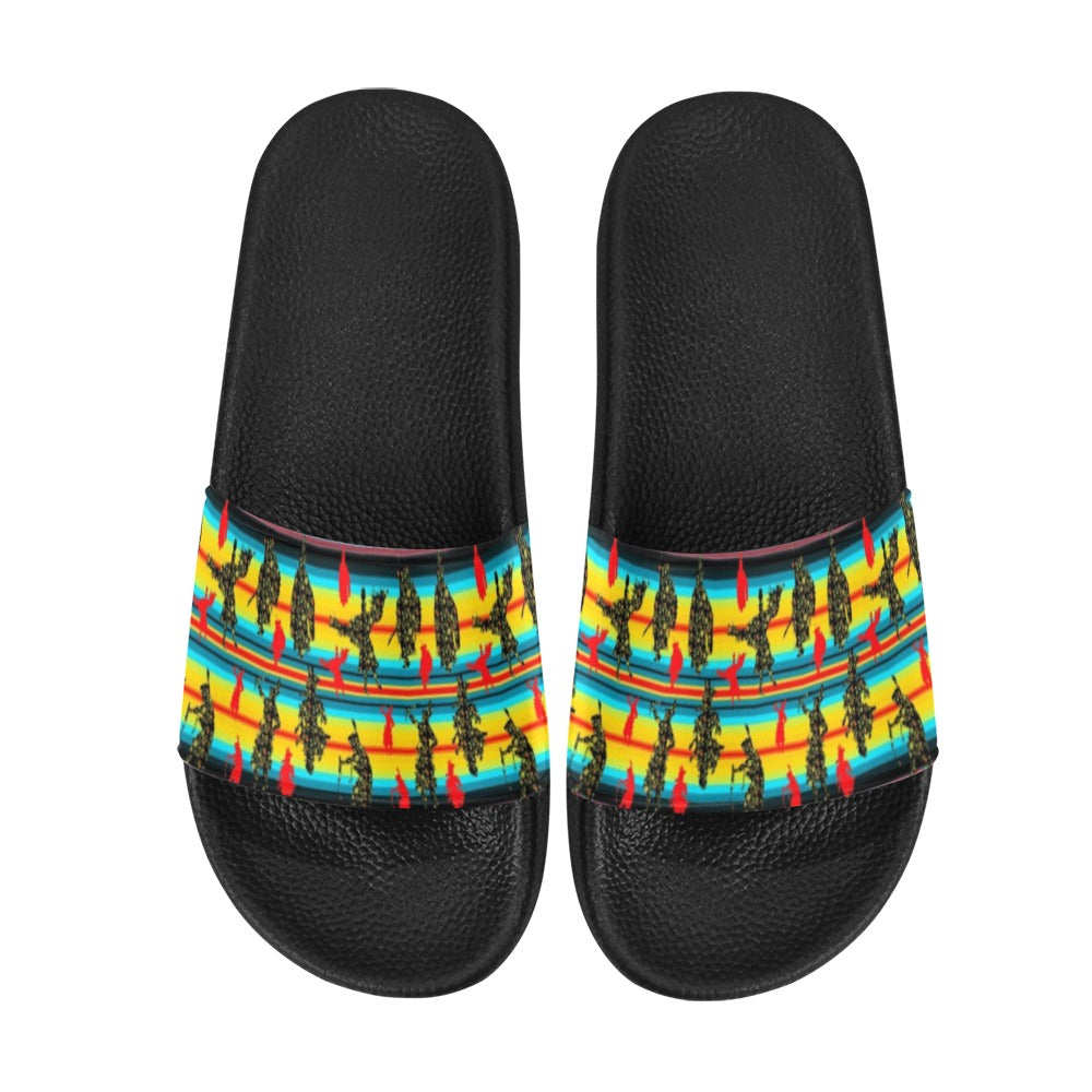 Dancers Midnight Special Women's Slide Sandals (Model 057) sandals e-joyer