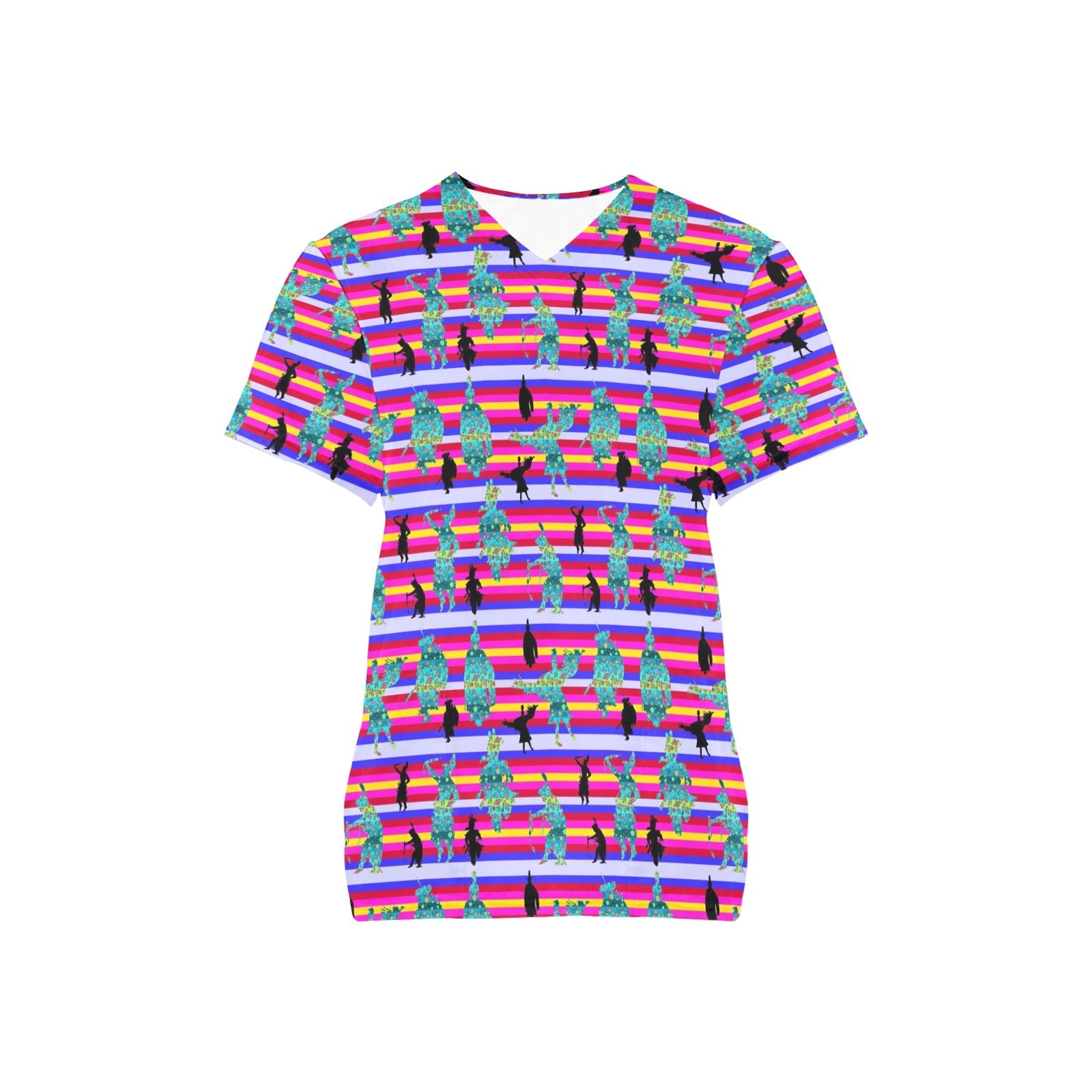 Dancers Sky Dance All Over Print Scrub Top Scrub Top e-joyer
