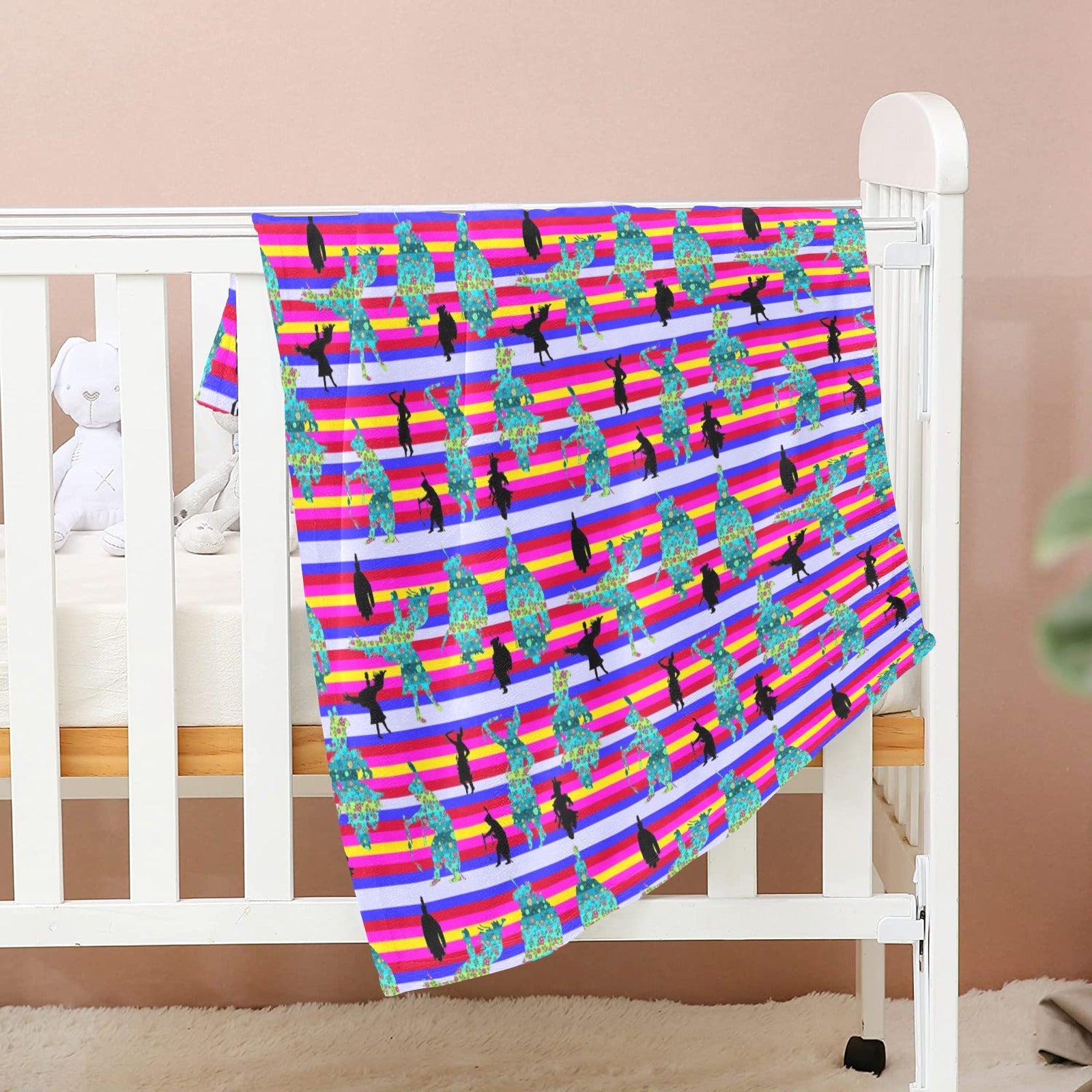 Dancers Sky Dance Baby Blanket 30"x40" Baby Blanket 30"x40" e-joyer