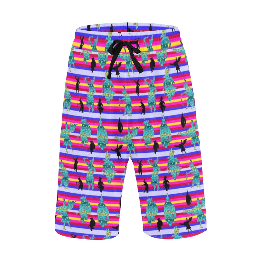 Dancers Sky Dance Men's All Over Print Casual Shorts (Model L23) short e-joyer