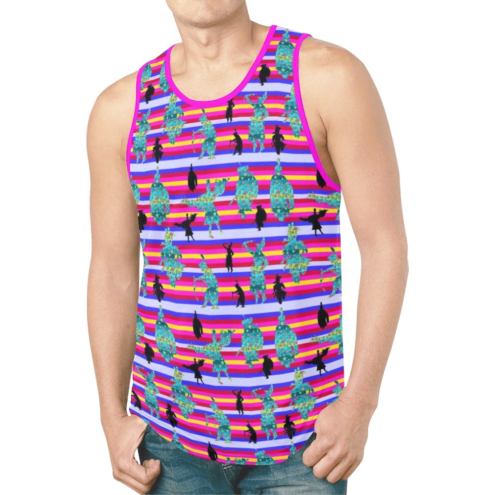 Dancers Sky Dance New All Over Print Tank Top for Men (Model T46) tank top e-joyer