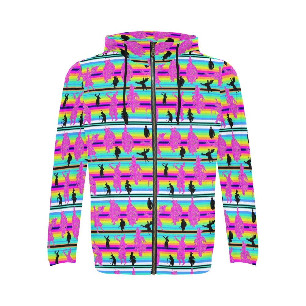 Dancers Sunset Contest All Over Print Full Zip Hoodie for Men (Model H14) hoodie e-joyer