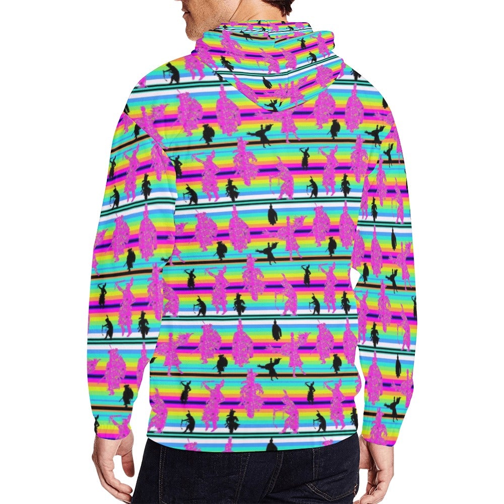 Dancers Sunset Contest All Over Print Full Zip Hoodie for Men (Model H14) hoodie e-joyer