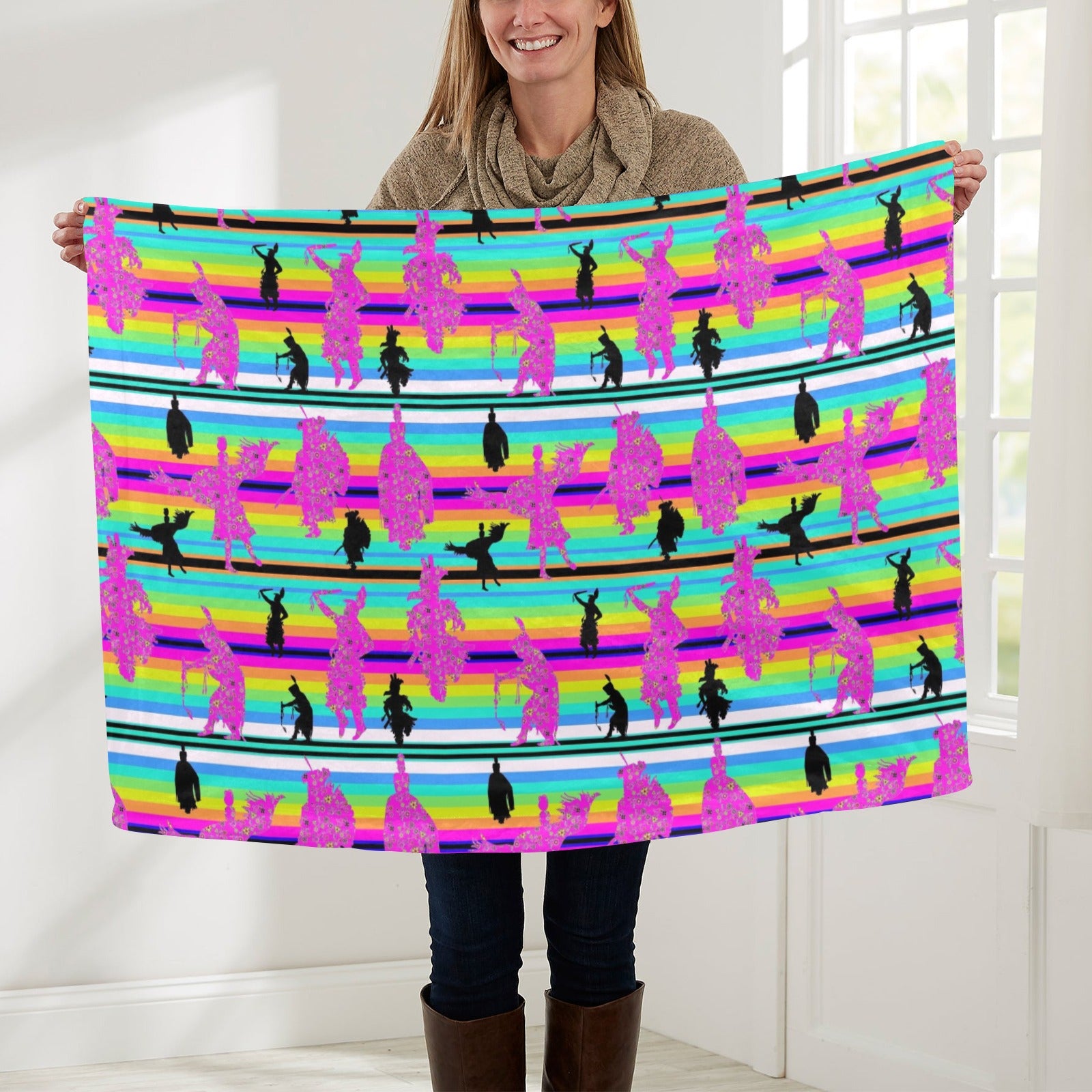 Dancers Sunset Contest Baby Blanket 30"x40" Baby Blanket 30"x40" e-joyer