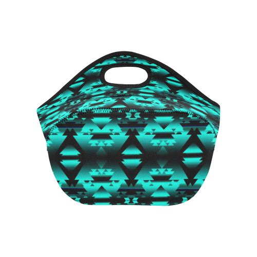 Dark-Deep Lake-Winter-Camp Neoprene Lunch Bag/Small (Model 1669) Neoprene Lunch Bag/Small (1669) e-joyer