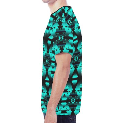 Dark-Deep Lake-Winter-Camp New All Over Print T-shirt for Men (Model T45) New All Over Print T-shirt for Men (T45) e-joyer