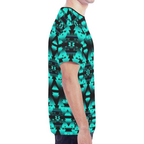 Dark-Deep Lake-Winter-Camp New All Over Print T-shirt for Men (Model T45) New All Over Print T-shirt for Men (T45) e-joyer