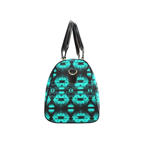 Dark-Deep Lake-Winter-Camp New Waterproof Travel Bag/Large (Model 1639) Waterproof Travel Bags (1639) e-joyer