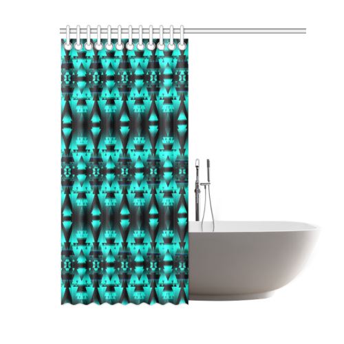 Dark-Deep Lake-Winter-Camp Shower Curtain 60"x72" Shower Curtain 60"x72" e-joyer