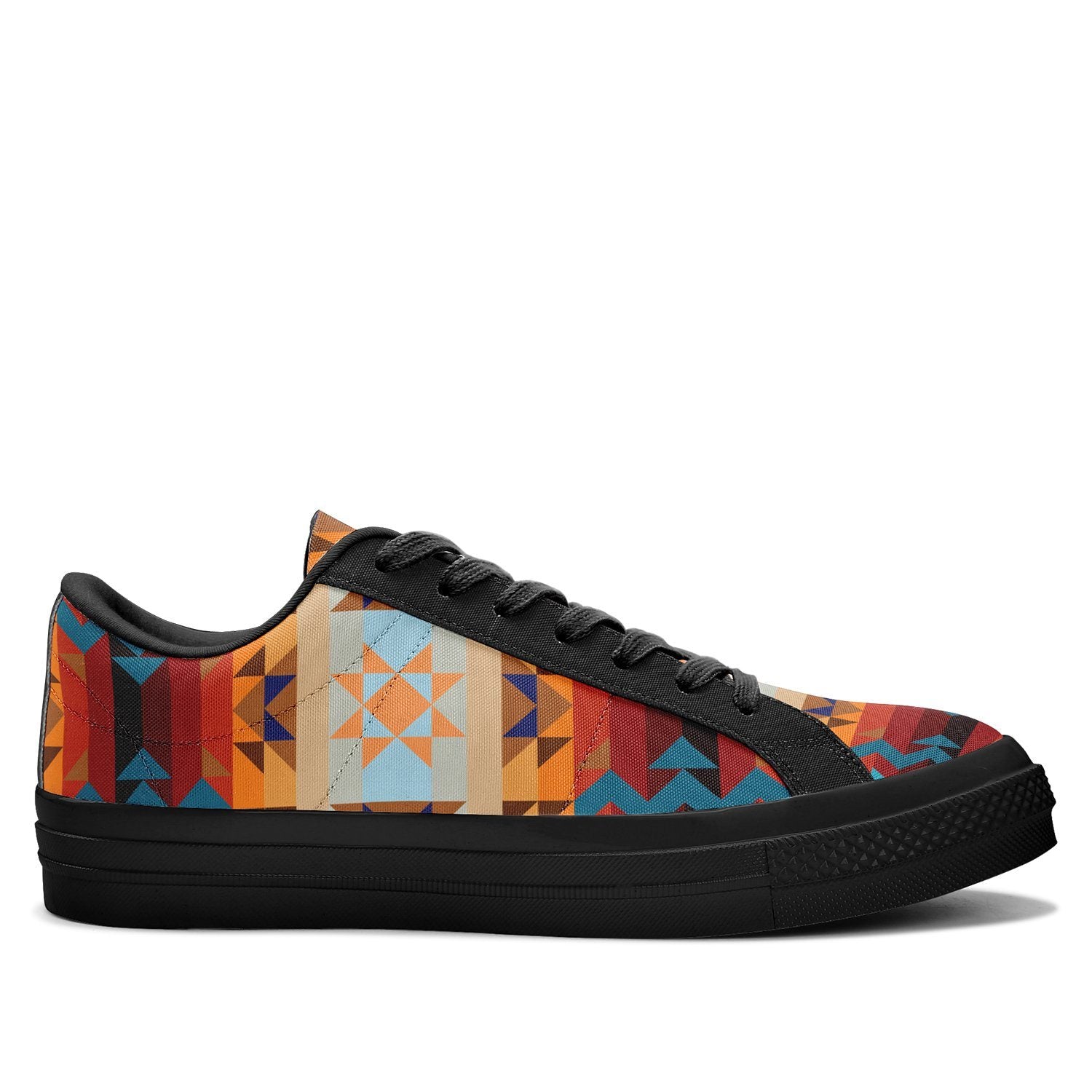 Dark Sandway Aapisi Low Top Canvas Shoes Black Sole aapisi Herman 