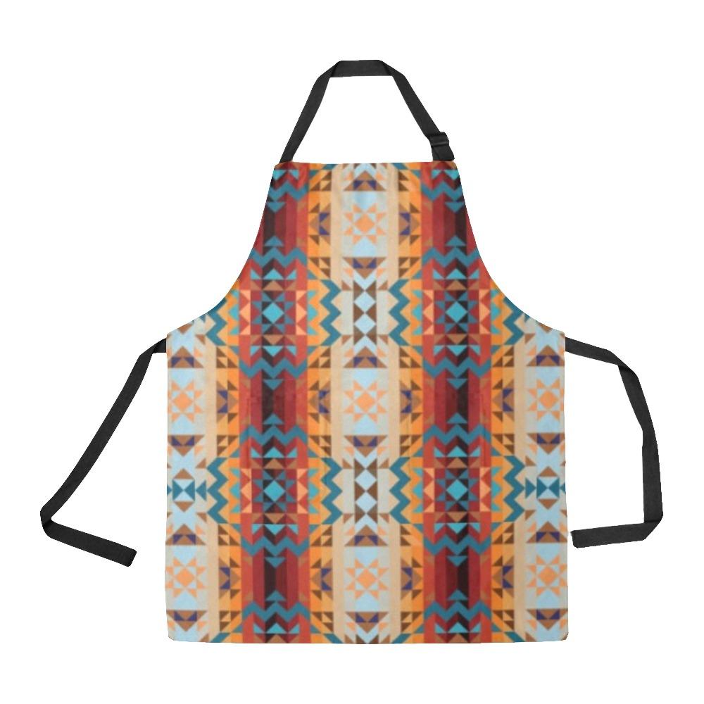 Dark Sandway All Over Print Apron All Over Print Apron e-joyer 