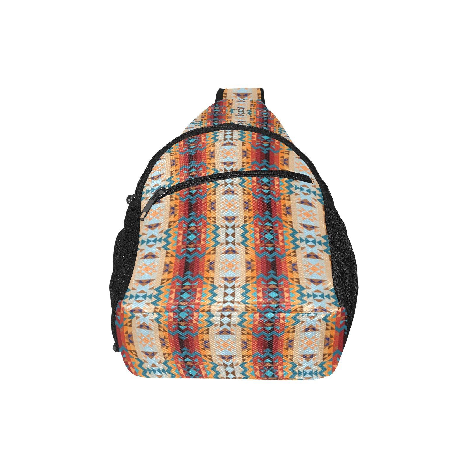 Dark Sandway All Over Print Chest Bag (Model 1719) All Over Print Chest Bag (1719) e-joyer