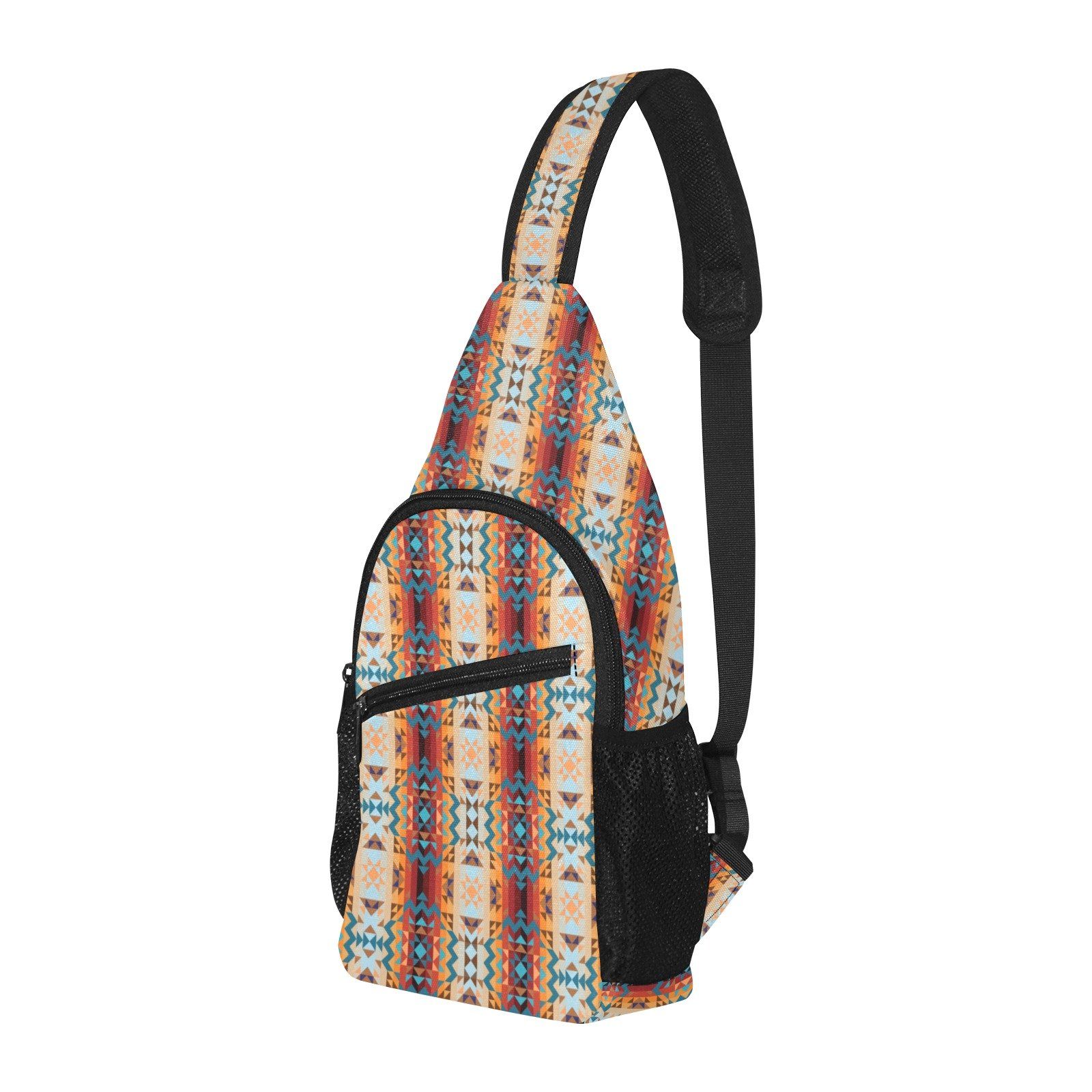 Dark Sandway All Over Print Chest Bag (Model 1719) All Over Print Chest Bag (1719) e-joyer