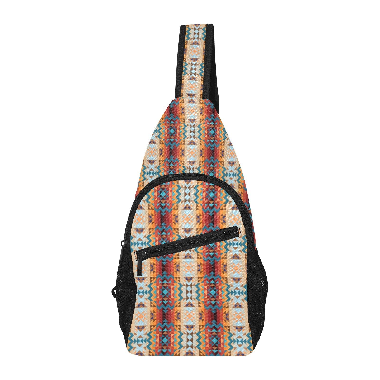 Dark Sandway All Over Print Chest Bag (Model 1719) All Over Print Chest Bag (1719) e-joyer