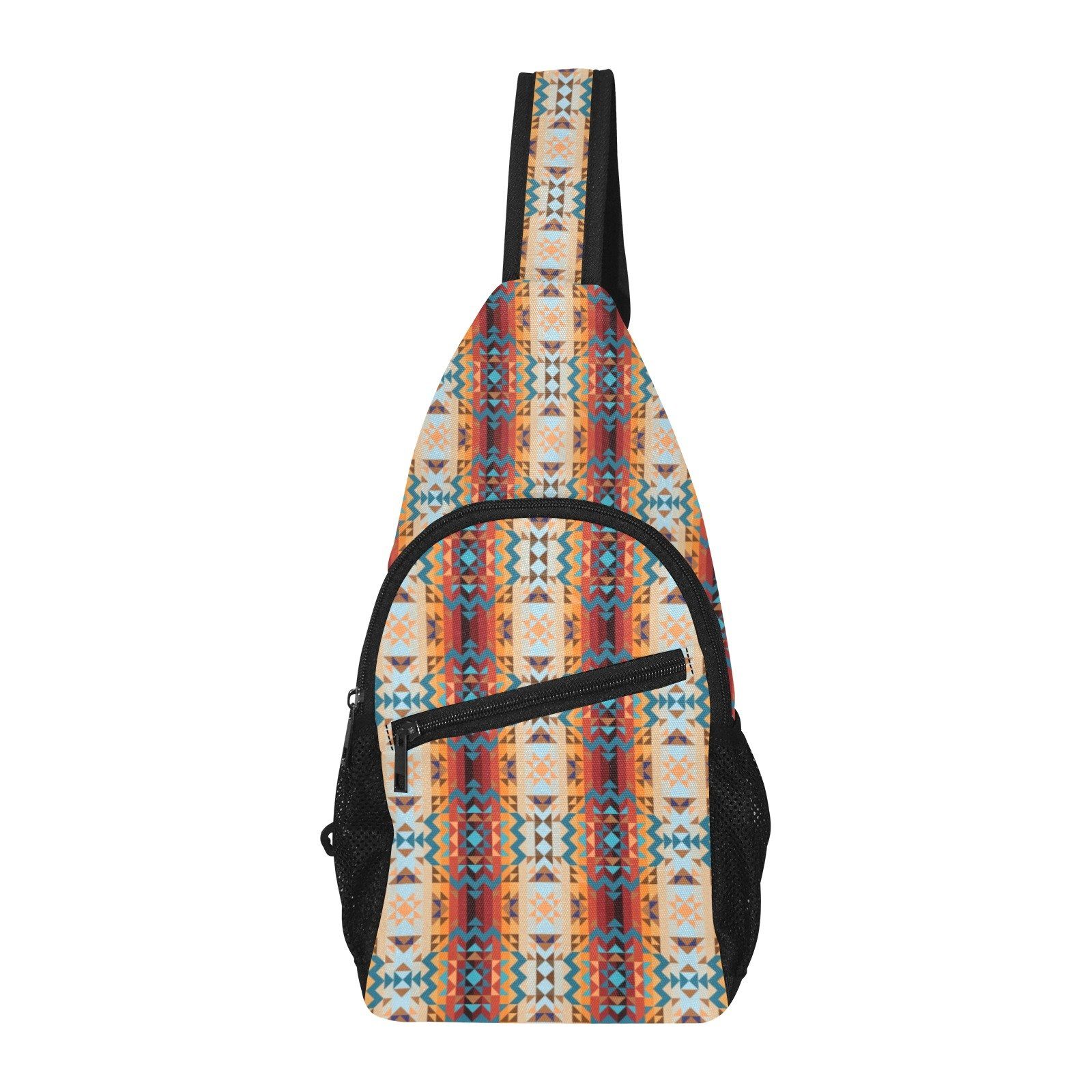 Dark Sandway All Over Print Chest Bag (Model 1719) All Over Print Chest Bag (1719) e-joyer 