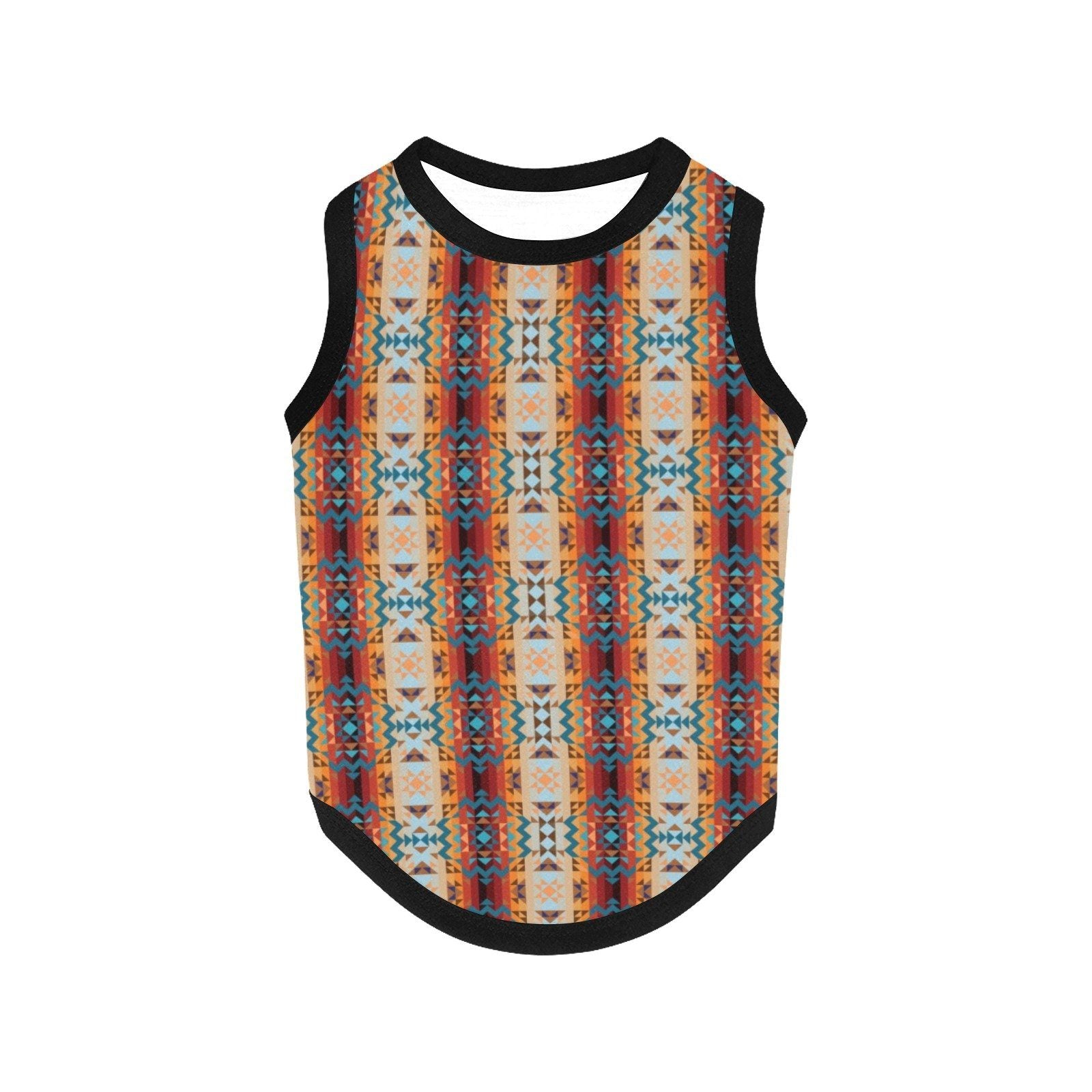 Dark Sandway All Over Print Pet Tank Top Pet Tank Top e-joyer