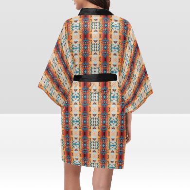 Dark Sandway Kimono Robe Artsadd