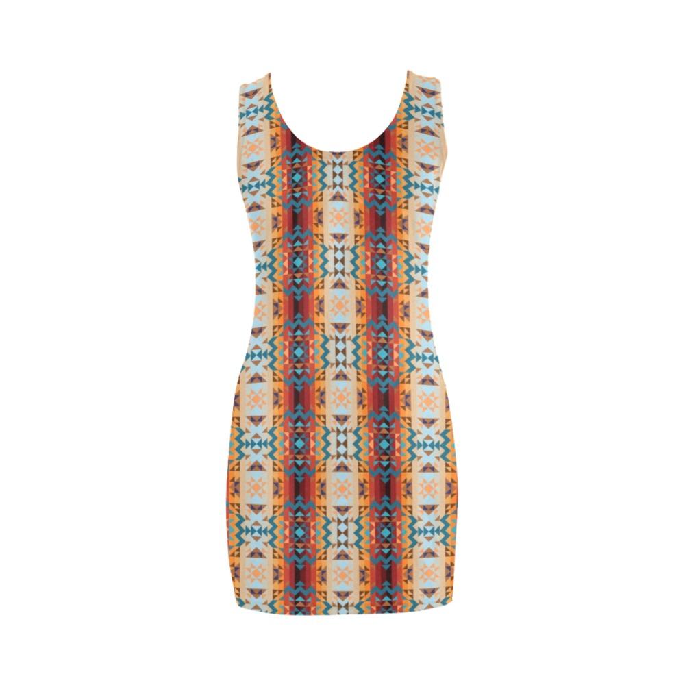 Dark Sandway Medea Vest Dress (Model D06) Medea Vest Dress (D06) e-joyer