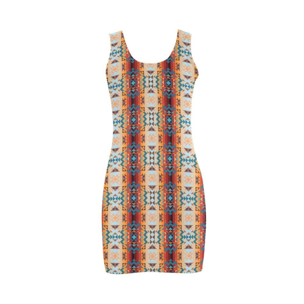 Dark Sandway Medea Vest Dress (Model D06) Medea Vest Dress (D06) e-joyer