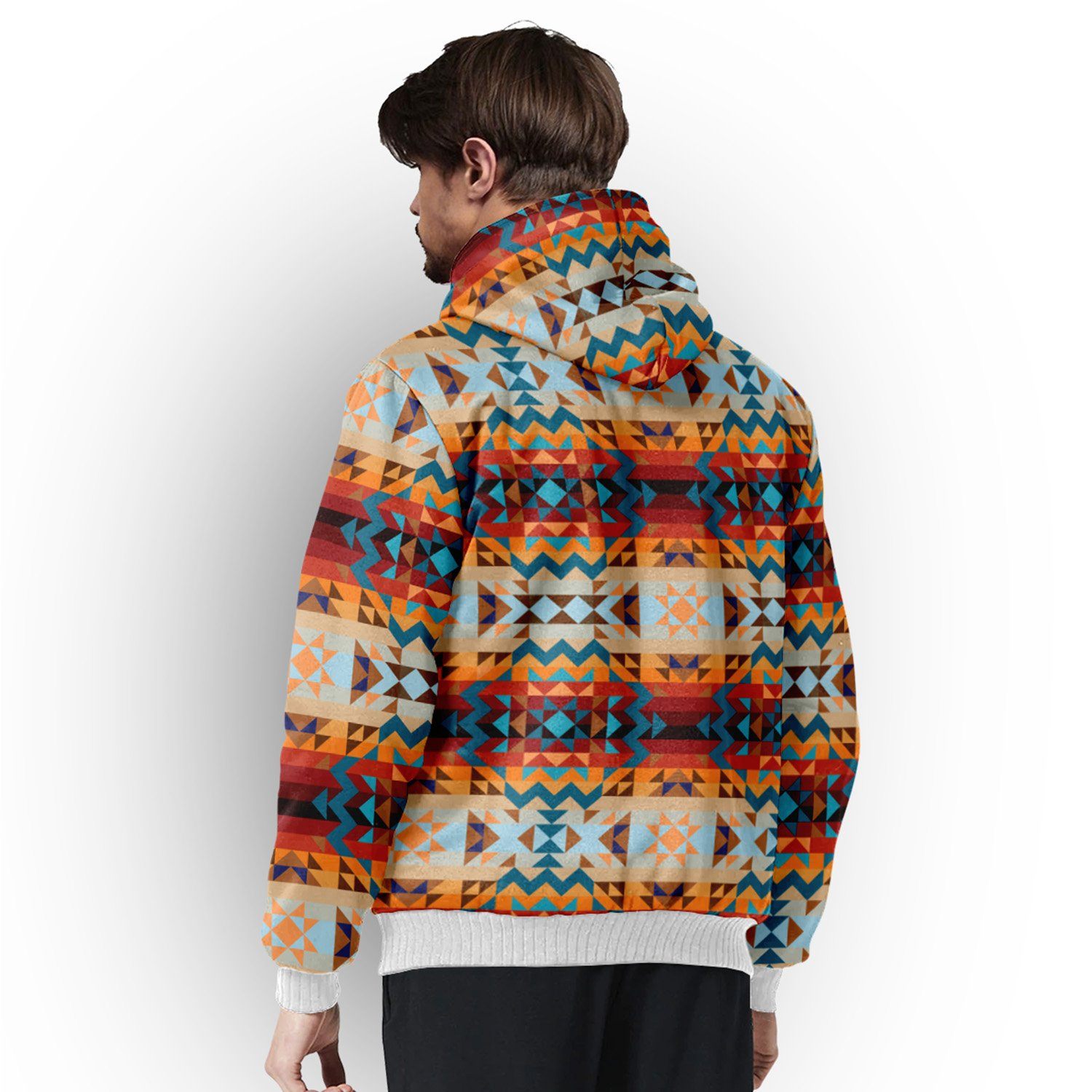 Dark Sandway Sherpa Hoodie hoodie Herman