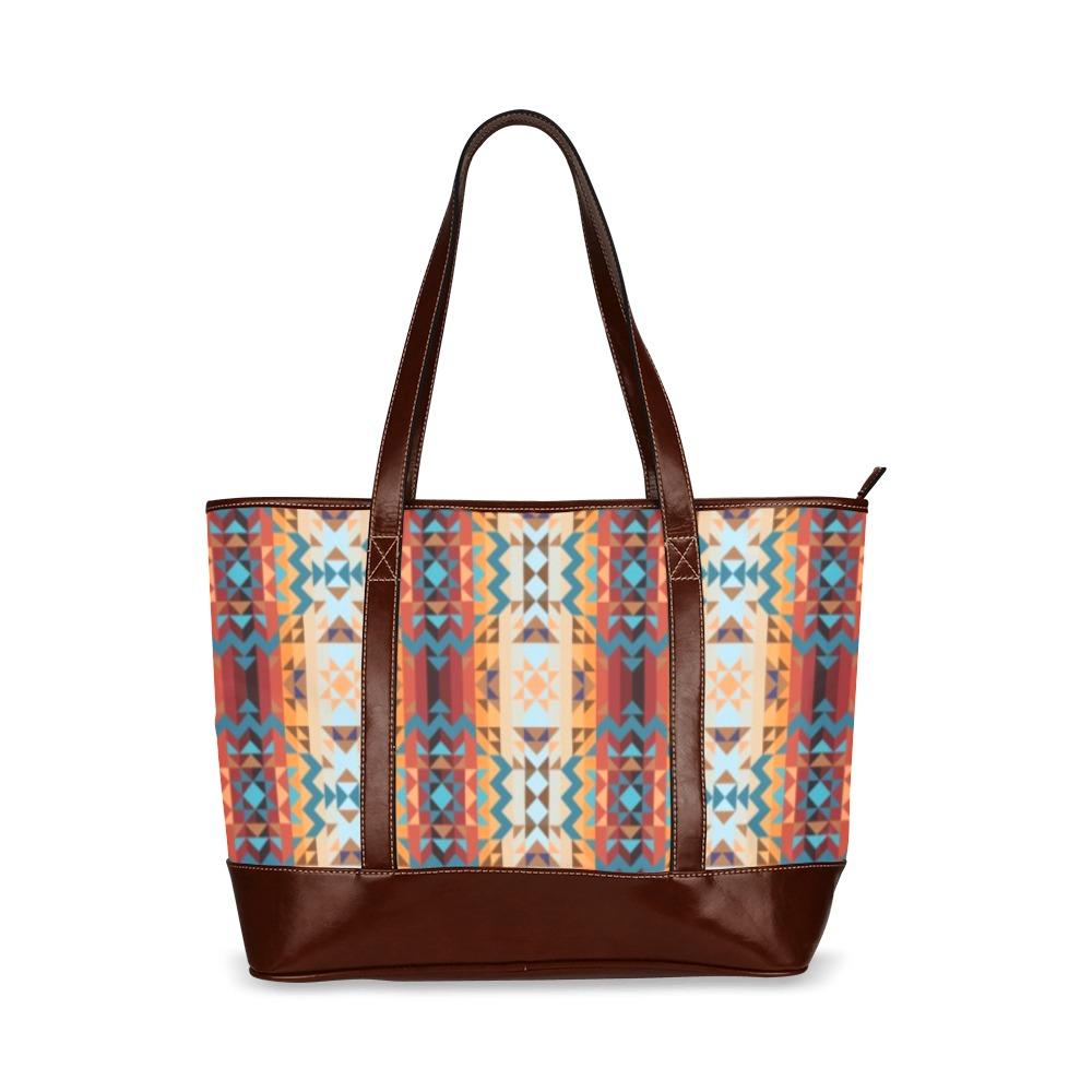 Dark Sandway Tote Handbag (Model 1642) Tote Handbags (1642) e-joyer