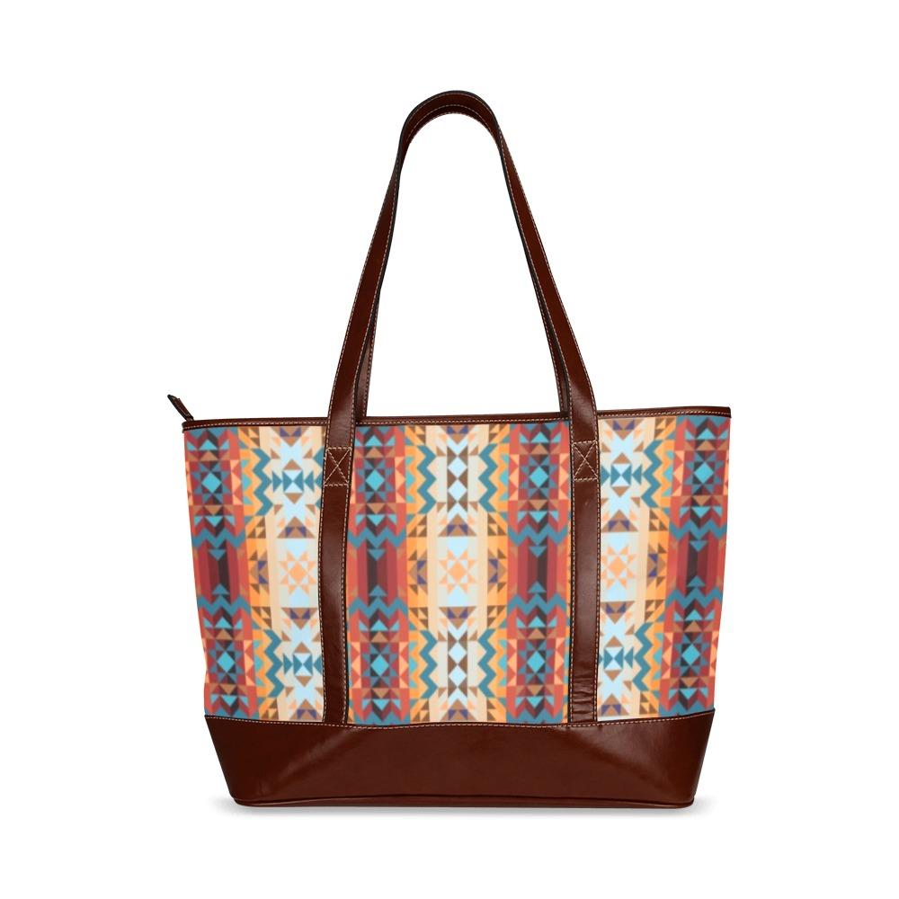 Dark Sandway Tote Handbag (Model 1642) Tote Handbags (1642) e-joyer