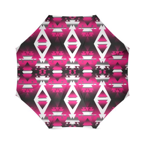 Dark Sunset Winter Camp Foldable Umbrella Foldable Umbrella e-joyer