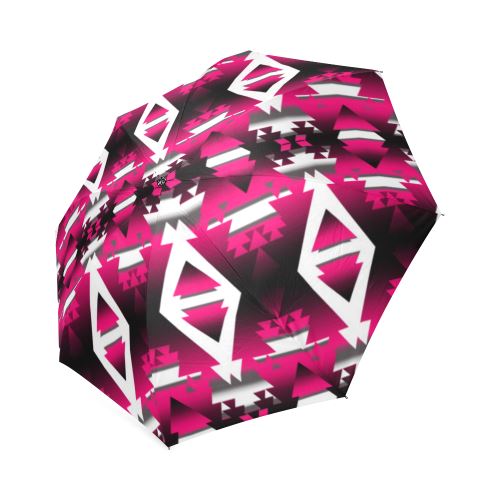 Dark Sunset Winter Camp Foldable Umbrella Foldable Umbrella e-joyer