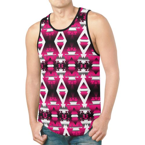 Dark Sunset Winter Camp New All Over Print Tank Top for Men (Model T46) New All Over Print Tank Top for Men (T46) e-joyer